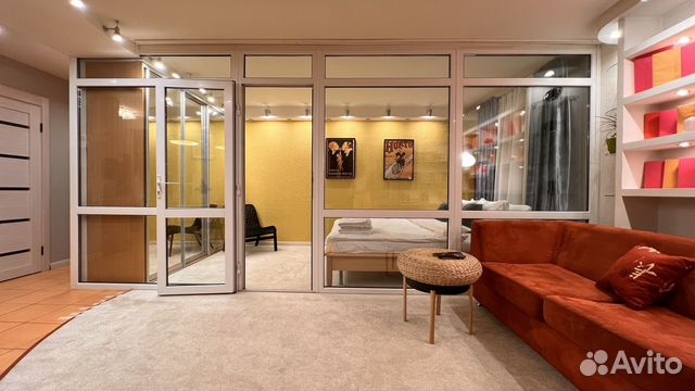 

Квартира-студия, 46 м², 2 кровати