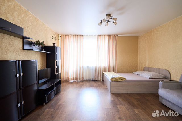 

1-к. квартира, 45 м², 2 кровати