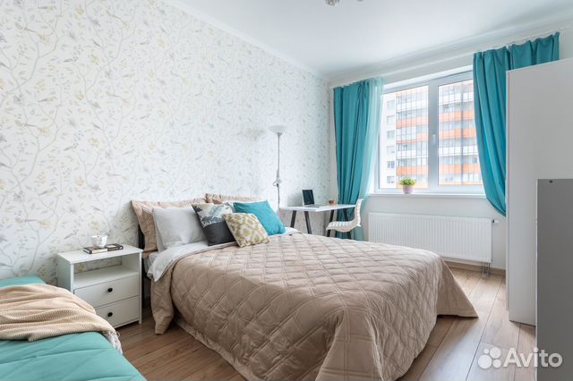 

1-к. квартира, 36 м², 2 кровати