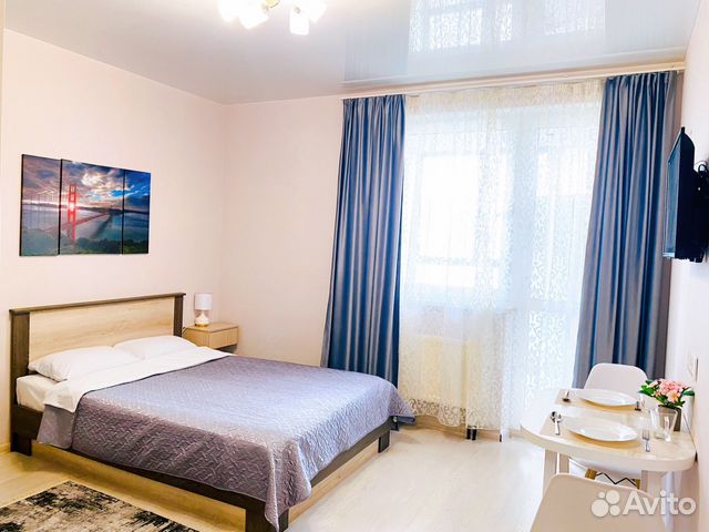 

Квартира-студия, 30 м², 1 кровать