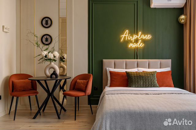 

1-к. квартира, 27 м², 2 кровати