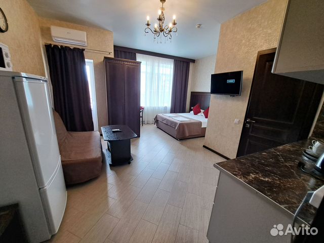 

Квартира-студия, 25 м², 2 кровати