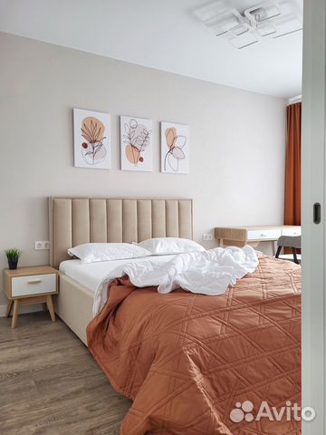 

1-к. квартира, 43 м², 2 кровати
