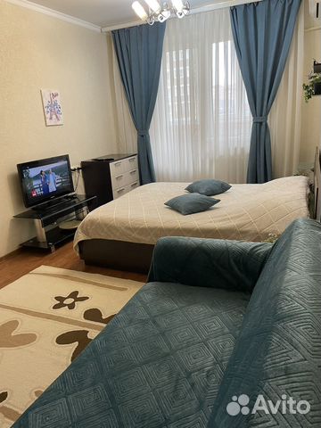 

1-к. квартира, 41 м², 2 кровати