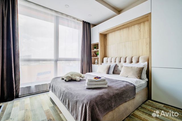 

Квартира-студия, 40 м², 3 кровати