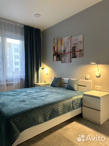 

1-к. квартира, 37 м², 2 кровати