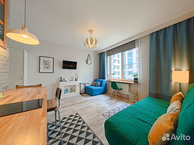 

Квартира-студия, 23 м², 2 кровати