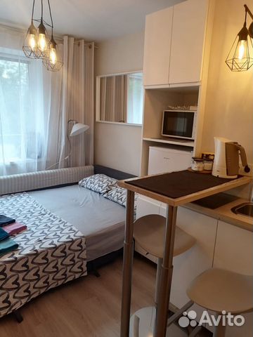 

Квартира-студия, 14 м², 1 кровать