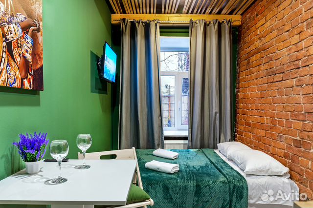 

Квартира-студия, 17 м², 1 кровать