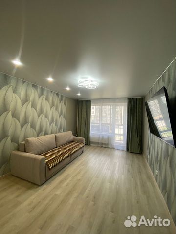 

1-к. квартира, 44 м², 2 кровати