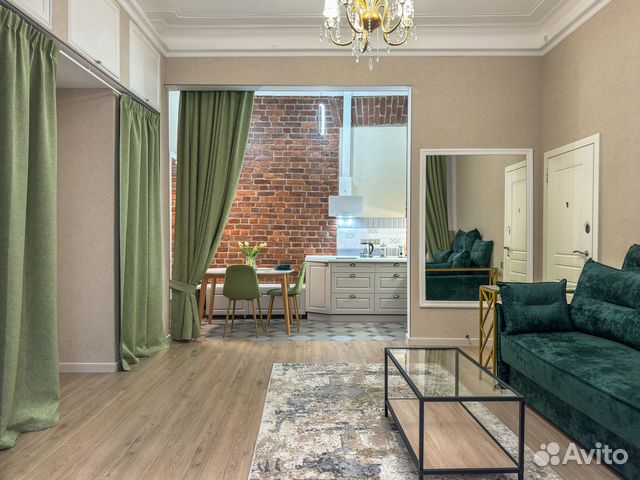 

Квартира-студия, 37 м², 2 кровати