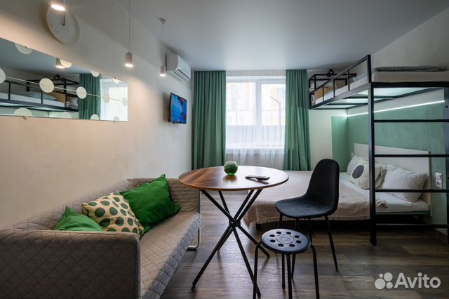 

Квартира-студия, 25 м², 3 кровати