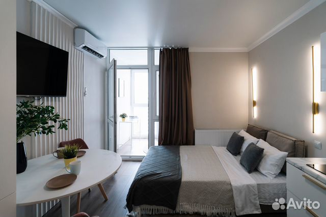 

Квартира-студия, 30 м², 1 кровать