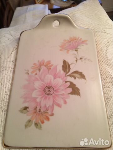 Фарфоровая сырная доска Дулево Чайница лфз