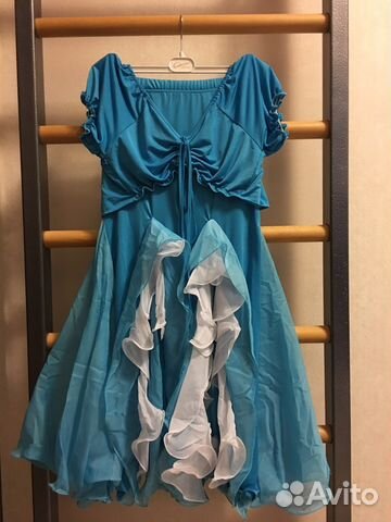 Костюмы для танца живота новые р.44 (в наличии син