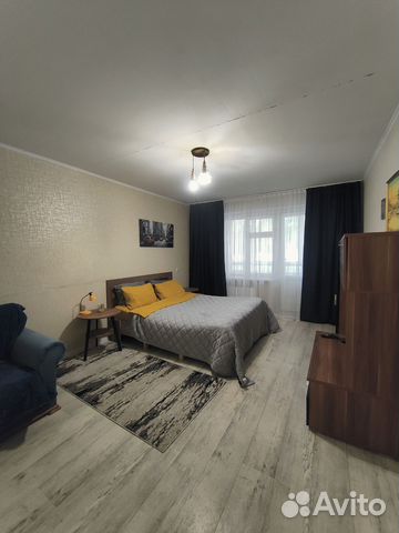 

1-к. квартира, 42 м², 2 кровати