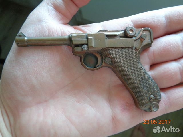 Макет пистолета из меди