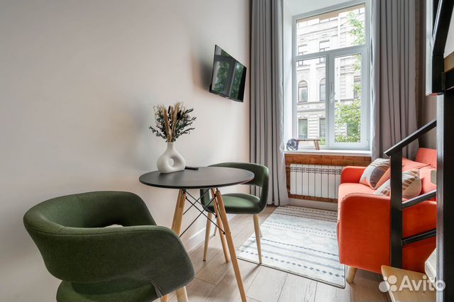 

Квартира-студия, 19 м², 2 кровати