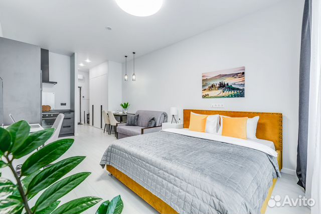 

Квартира-студия, 30 м², 2 кровати