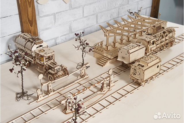 Конструктор 3D-пазл Переезд (с рельсами) 70014 Конструктор 3D-пазл Переезд (с рельсами) 70014