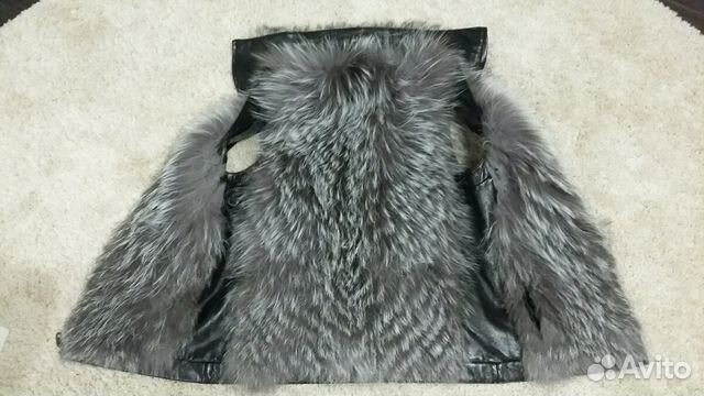 Жилет кожа мех Жилет кожа мех