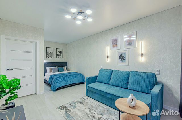 

1-к. квартира, 40 м², 2 кровати