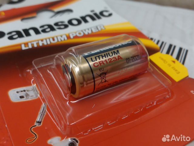 Батарейка Panasonic CR123 Lithium 3V Батарейка Panasonic CR123 Lithium 3V