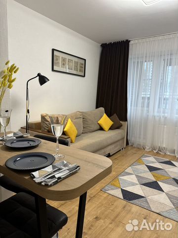 

Квартира-студия, 30 м², 2 кровати
