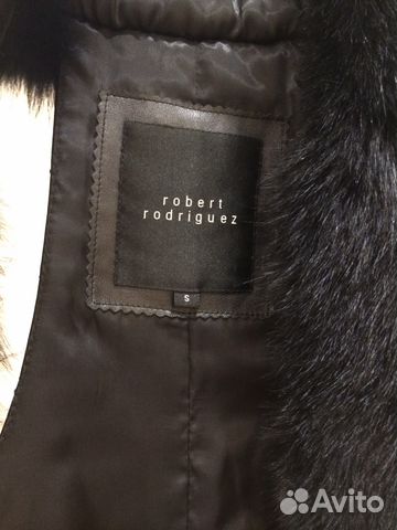 Кожаный меховой жилет Robert Rodrigues оригинал Кожаный меховой жилет Robert Rodrigues оригинал