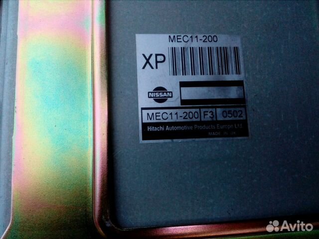 Блок управления двигателем Nissan Almera N16