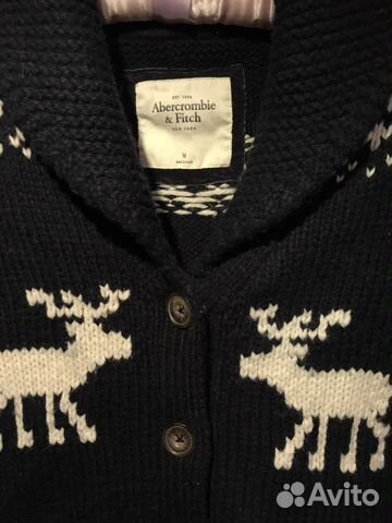 Шерстяной свитер Abercrombie and Fitch с оленями