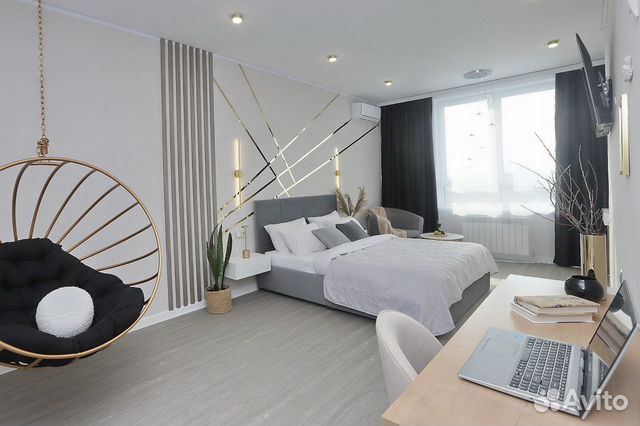 

1-к. квартира, 45 м², 2 кровати