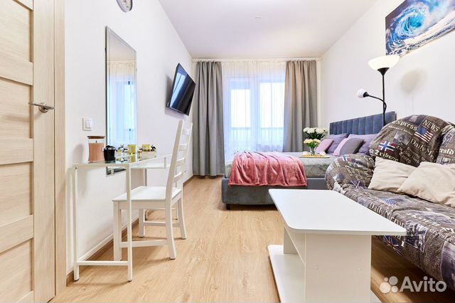 

1-к. квартира, 45 м², 3 кровати
