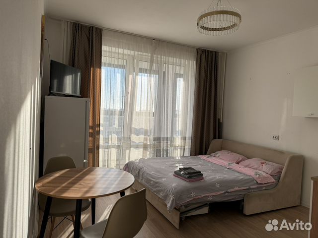 

Квартира-студия, 27 м², 1 кровать