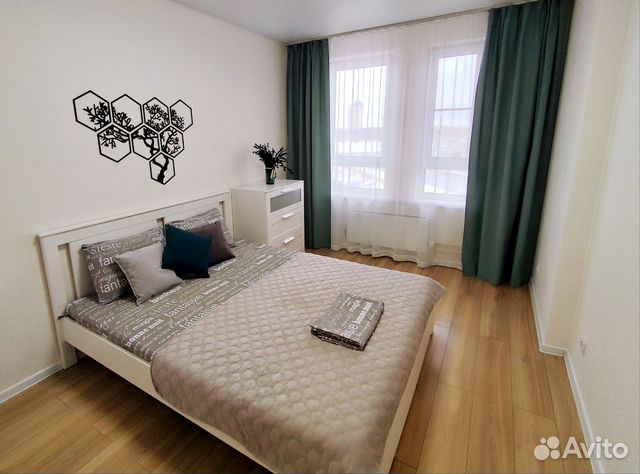 

1-к. квартира, 37 м², 2 кровати