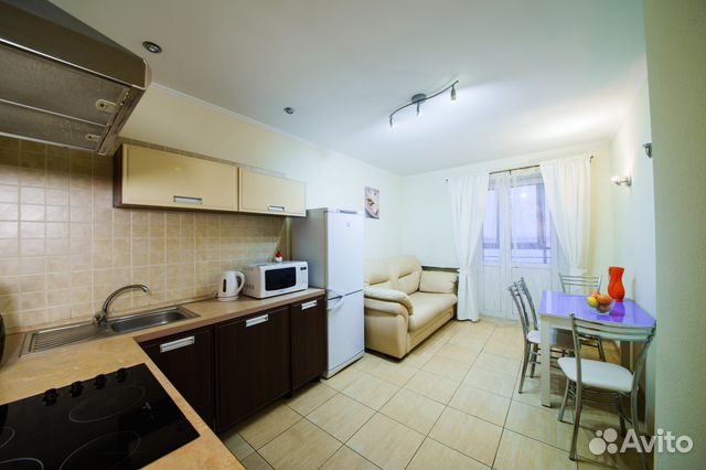 

1-к. квартира, 56 м², 2 кровати