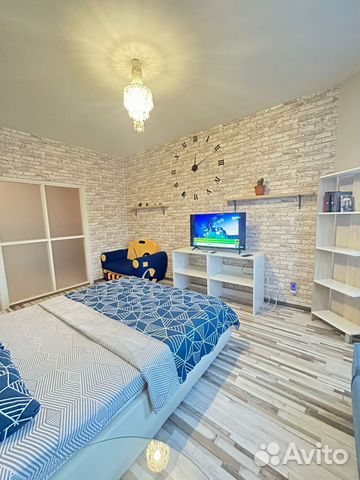 

1-к. квартира, 38 м², 3 кровати