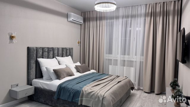 

1-к. квартира, 38 м², 2 кровати