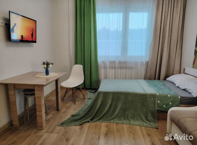 

Квартира-студия, 28 м², 2 кровати