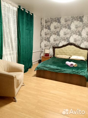 

1-к. квартира, 45 м², 2 кровати
