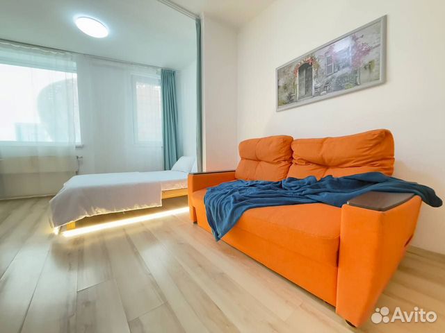 

Квартира-студия, 27 м², 2 кровати