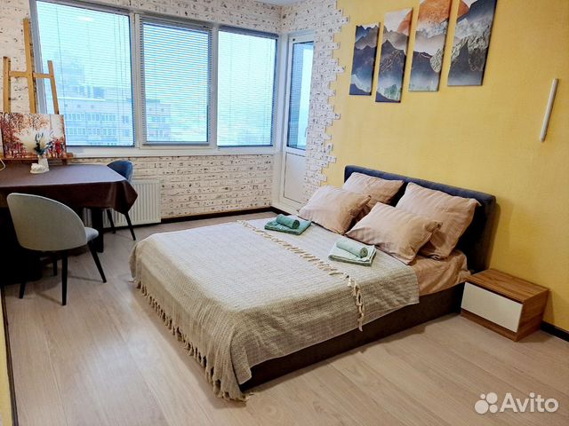 

1-к. квартира, 34 м², 2 кровати