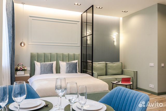 

Квартира-студия, 33 м², 2 кровати