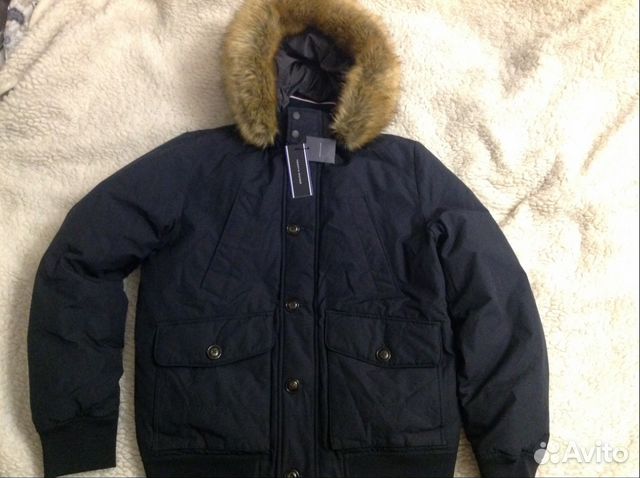Новый тёплый пуховик Tommy Hilfiger р. 52 Новый тёплый пуховик Tommy Hilfiger р. 52