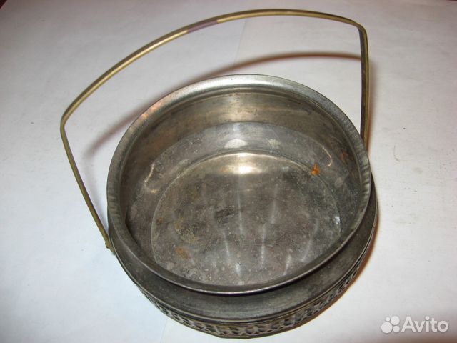 Ваза конфетница. Серебро. СССР