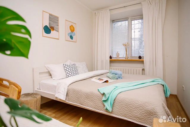 

2-к. квартира, 45 м², 2 кровати