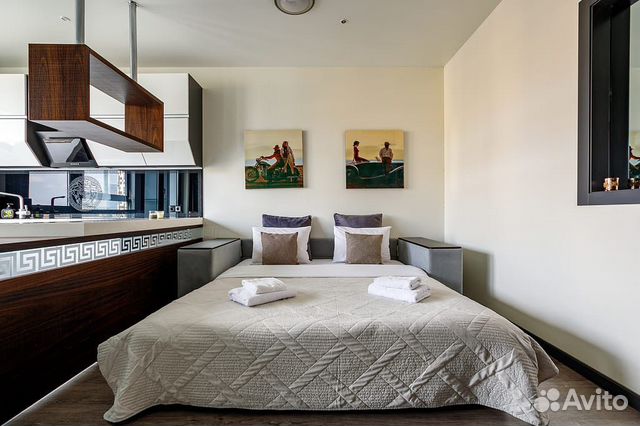 

Квартира-студия, 33 м², 2 кровати