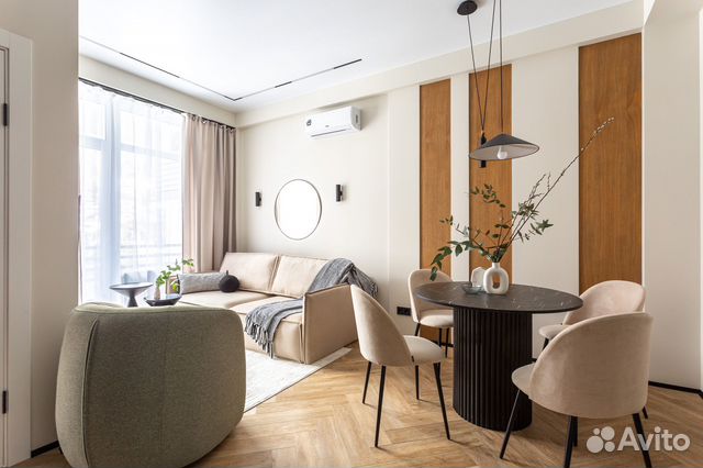 

1-к. квартира, 45,7 м², 2 кровати