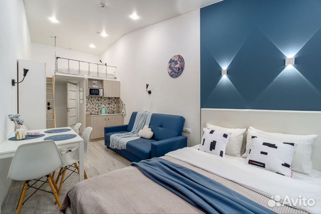 

Квартира-студия, 21 м², 3 кровати
