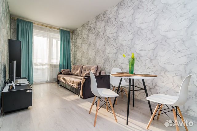 

1-к. квартира, 42 м², 2 кровати